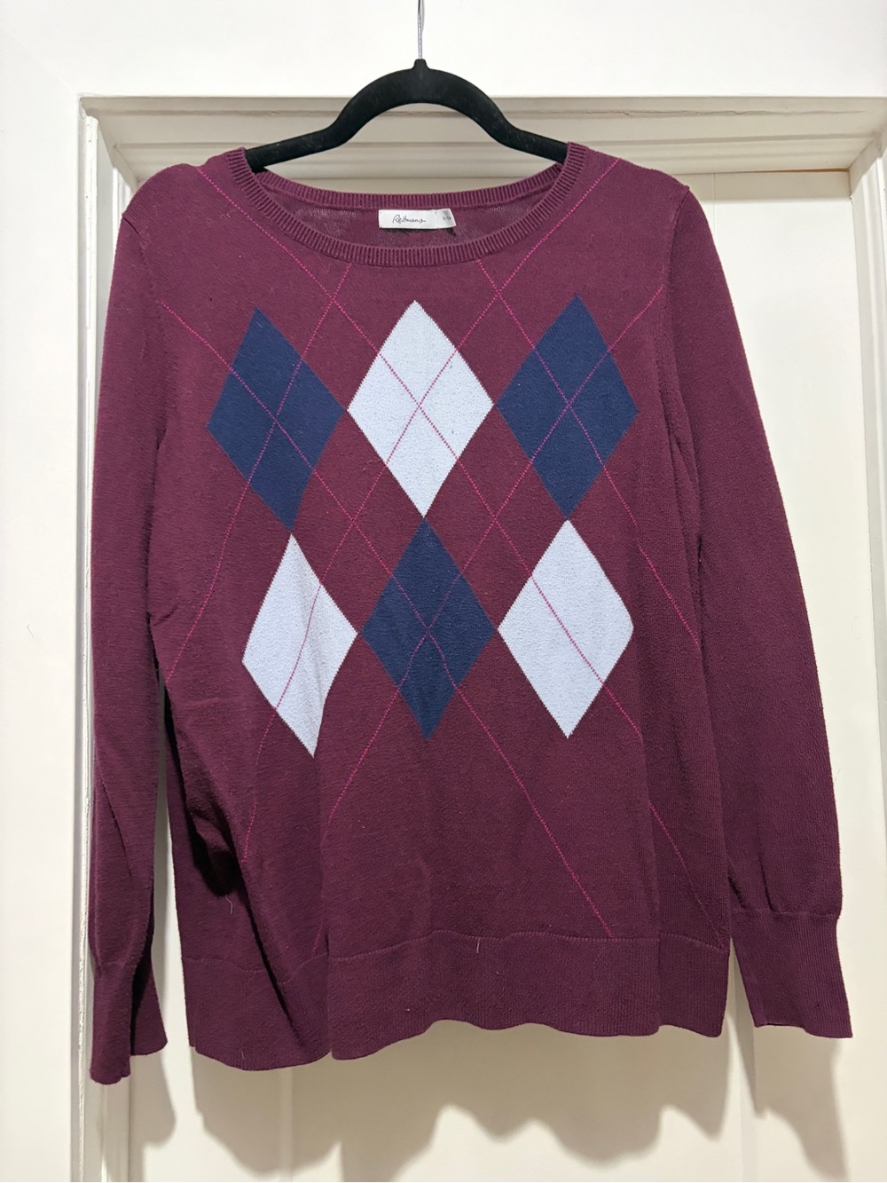Reitmans Argyle sweater